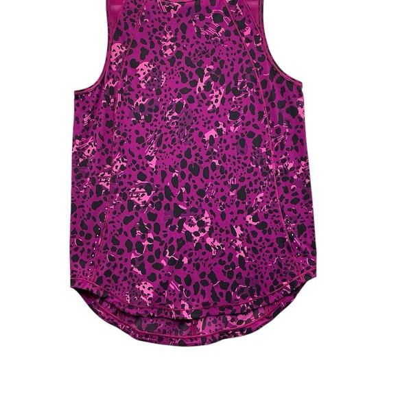 Lululemon Sculpt Tank Top Womens 8 Moonlight Magenta Cutout Back Mesh Reflective - Picture 4 of 11